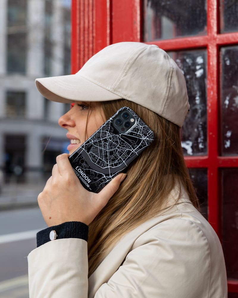 Funda CityMarble con el mapa de calles de Londres