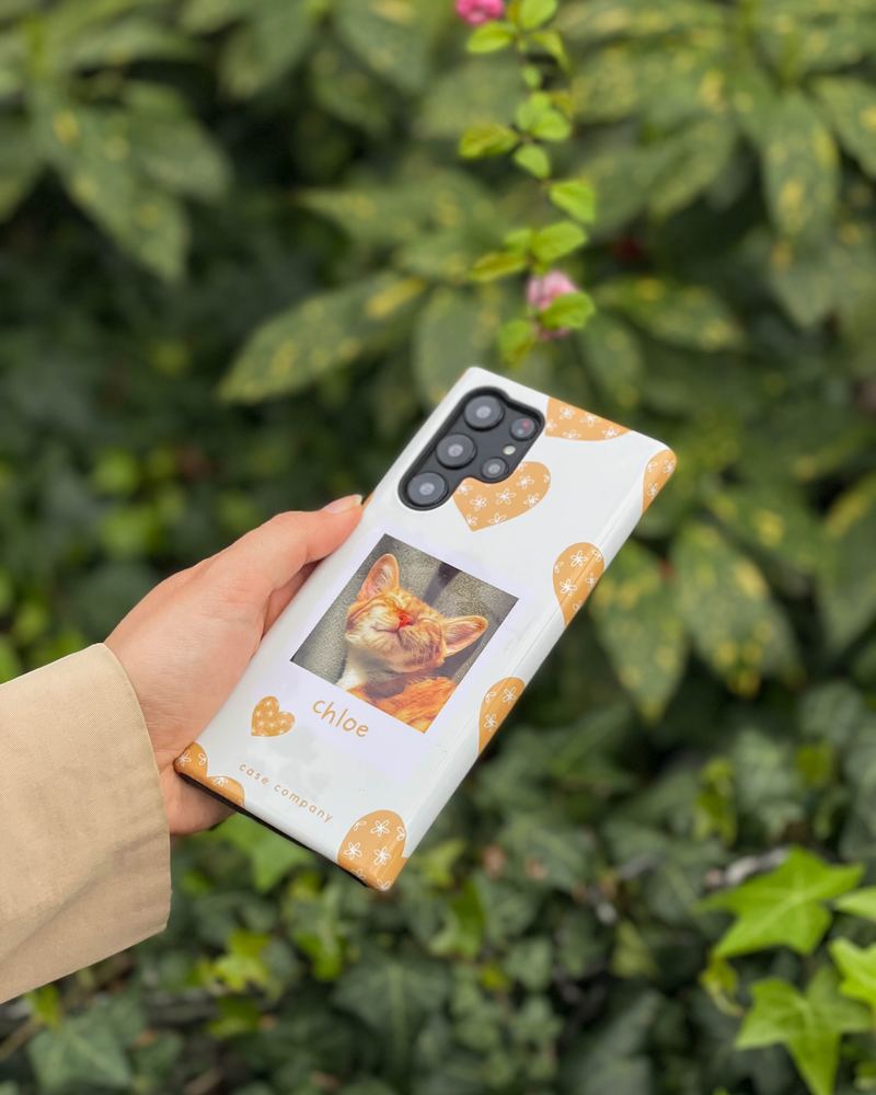Funda con la foto de un gato